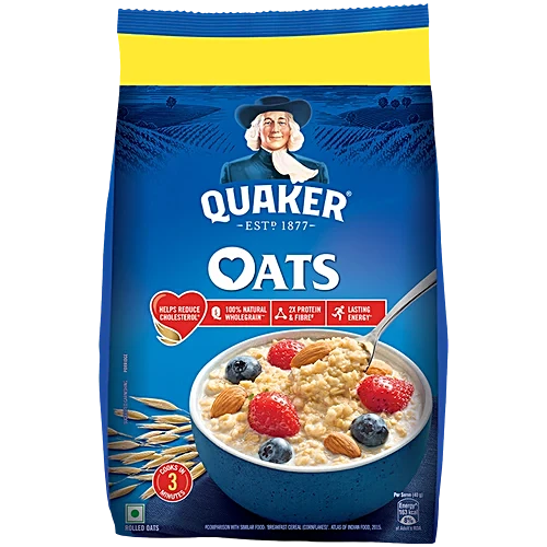 Quaker Rolled Oats, 1 kg Pouch