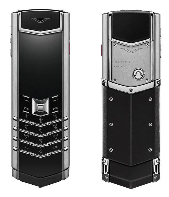 Vertu Signature S Black Silver Luxury Mobile Phone