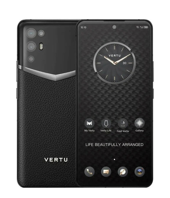 Vertu 5G Jade Black Leather Luxury Mobile Phone - Pre-Order Available