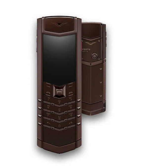 Vertu Signature S Full Brown Chocolate Dial Keypad Mobile Phone
