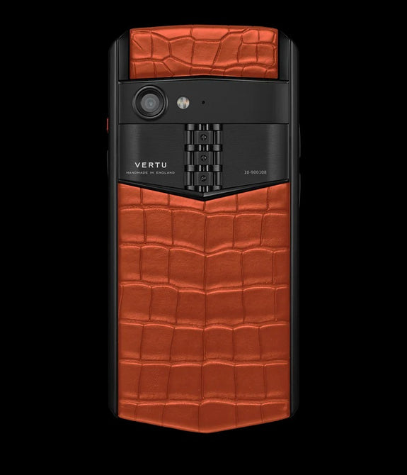 VERTU ASTER P Gothic Alligator Tangerine Luxury Business Mobile Phone
