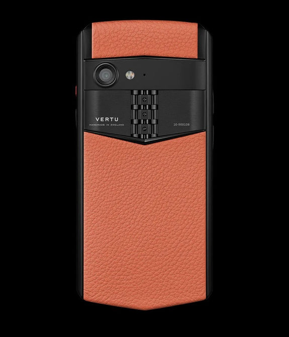 VERTU ASTER P Gothic Calf Dawning Orange Luxury Business Mobile Phone