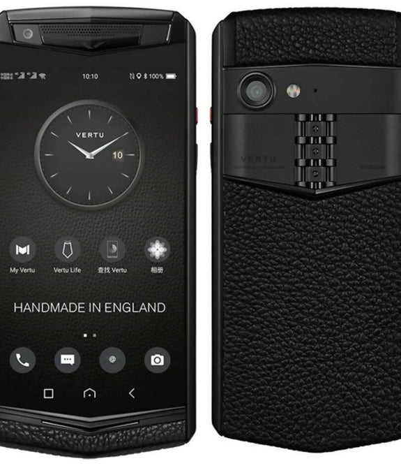 VERTU ASTER P Gothic Calf Jade Black Business Luxury Mobile Phone