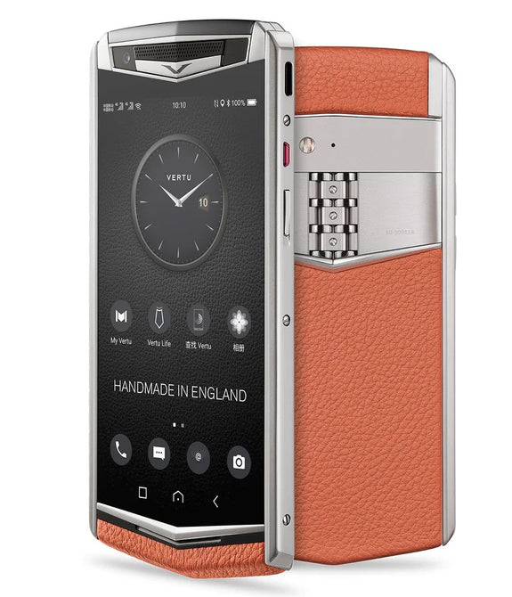 VERTU ASTER P BAROQUE Calf Dawning Orange Mobile Phone