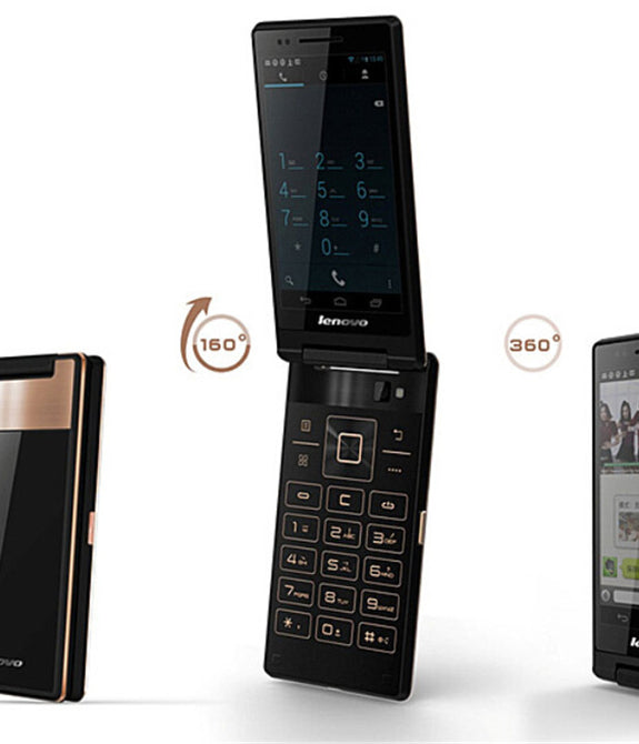 Original Lenovo Android Business Flip Phone Antique A588T 4GB ROM Dual Sim - astore.in