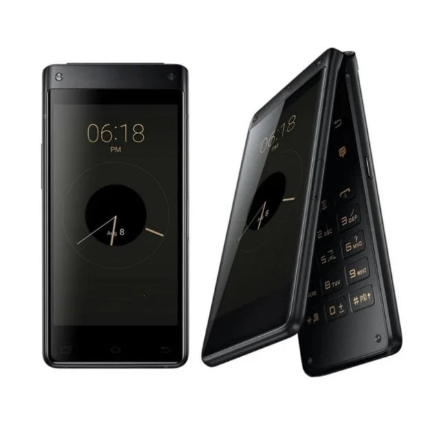 Samsung SM-G9298 Android Flip Phone (Black)