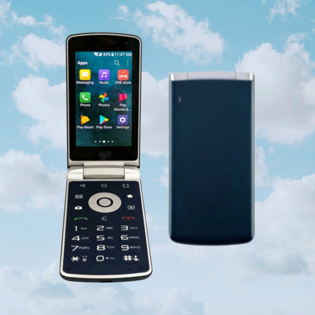 LG X100 Folder Original Android Flip Phone