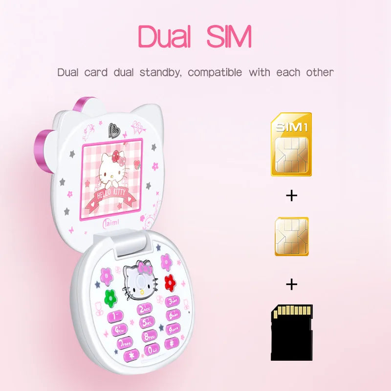 Hello Kitty K688+ Flip Phone
