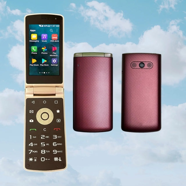 LG X100 Folder Original Android Flip Phone