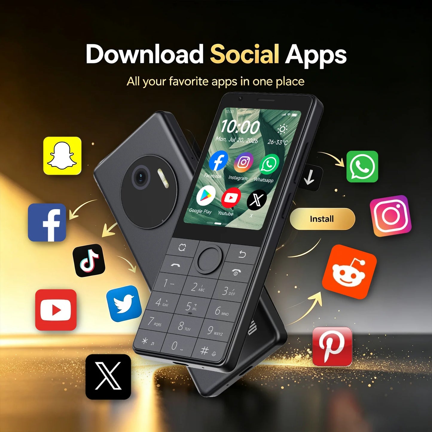 Qin J36 Touchscreen Smartphone