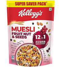 Kellogg's Muesli Fruit Nut & Seeds - 12 In 1 Power Breakfast, 750 g