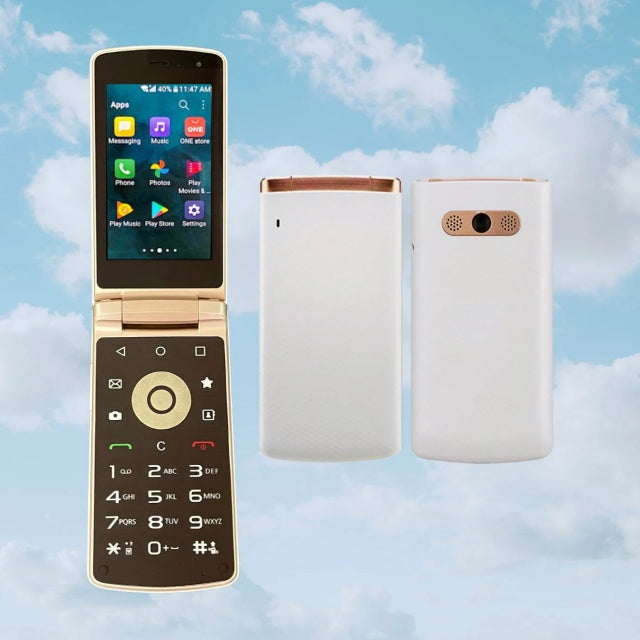 LG X100 Folder Original Android Flip Phone