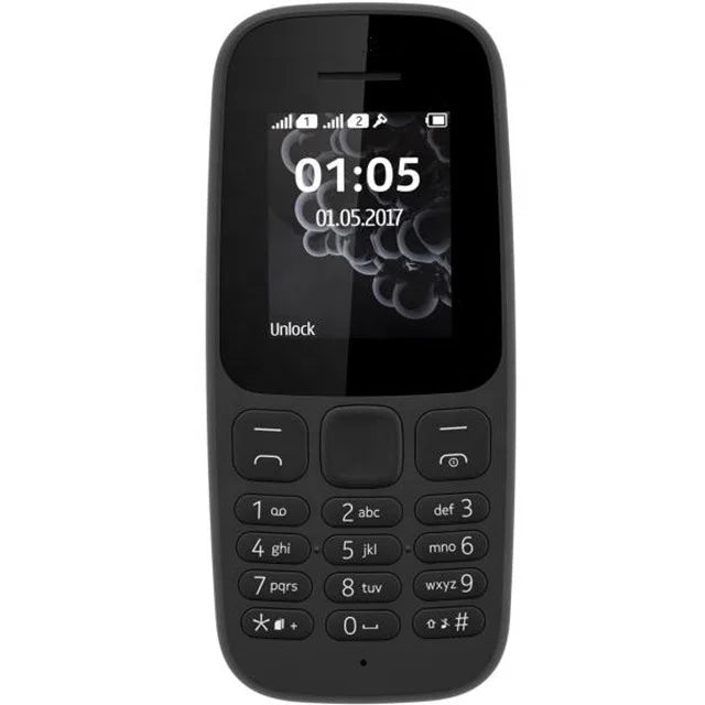 Nokia 105 (2017) Dual SIM Original Classic Keypad Mobile Phone
