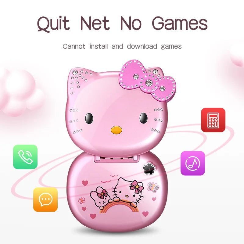 Hello Kitty K688+ Flip Phone