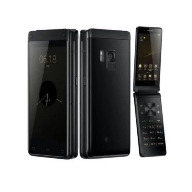 Samsung SM-G9298 Android Flip Phone (Black)