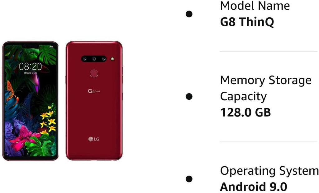 LG G8 ThinQ (128GB 6GB RAM) Black In India
