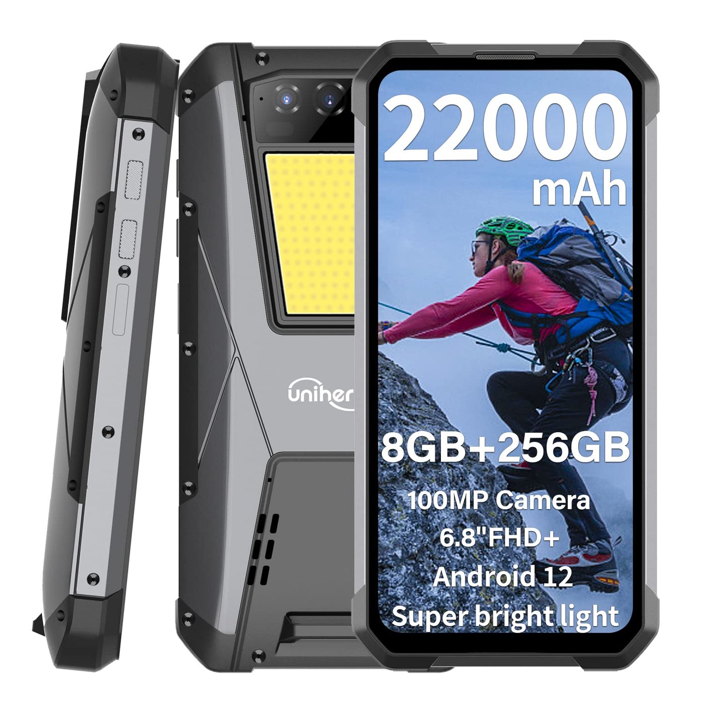 Unihertz Tank 2 Laser Projector Rugged Mobile Phone