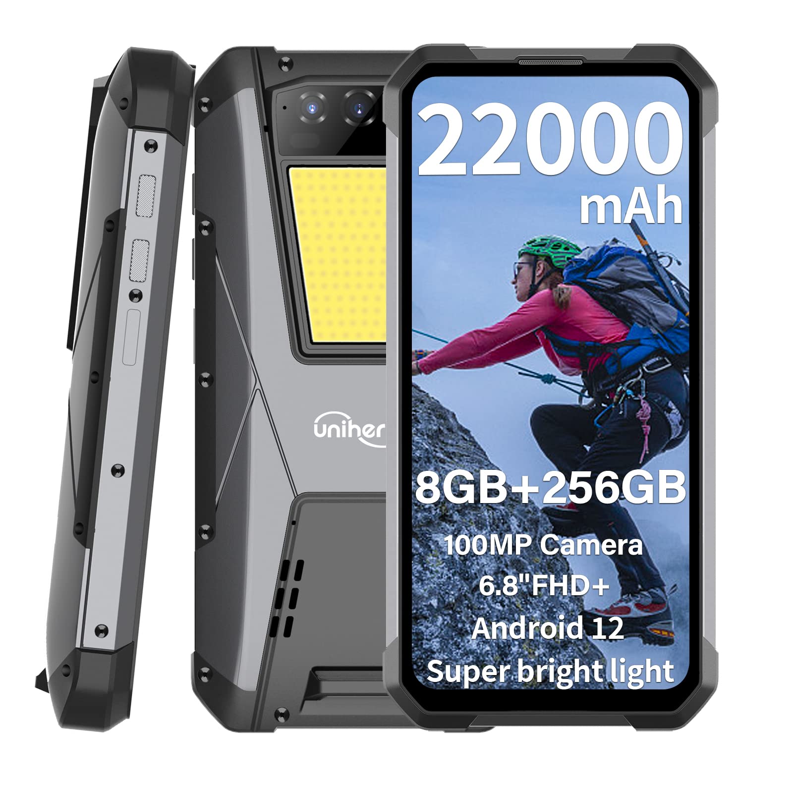 Unihertz Tank 2 Laser Projector Rugged Mobile Phone
