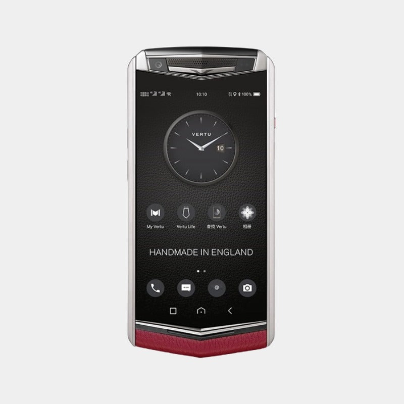 VERTU ASTER P BAROQUE Calf Raspberry Red