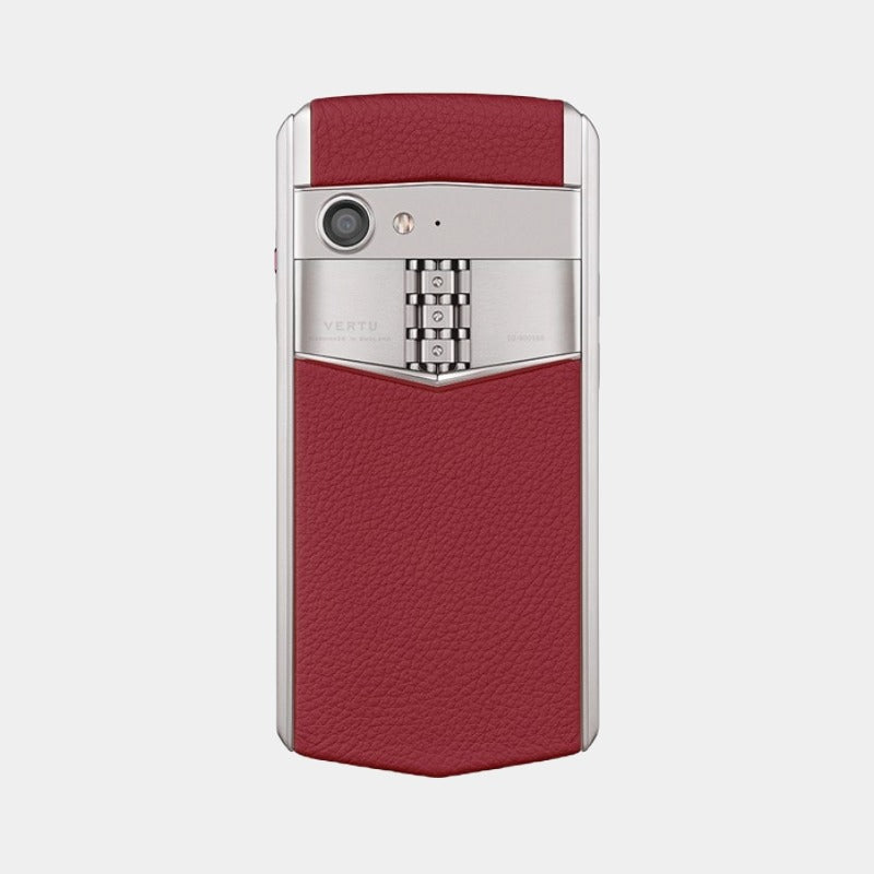 VERTU ASTER P BAROQUE Calf Raspberry Red
