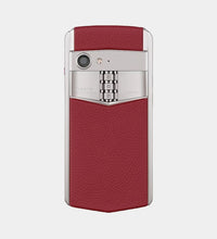 VERTU ASTER P BAROQUE Calf Raspberry Red