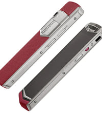 VERTU ASTER P BAROQUE Calf Raspberry Red