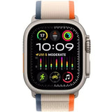 MuVe Watch Ultra 2 GPS + Cellular, 49mm Titanium Case with Orange/Beige Trail Loop - S/M