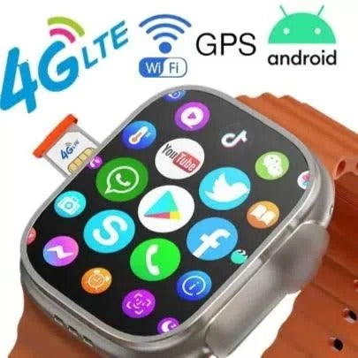 S8 Ultra Android Smart Watch 4G Sim Card 49mm Camera WiFi GPS