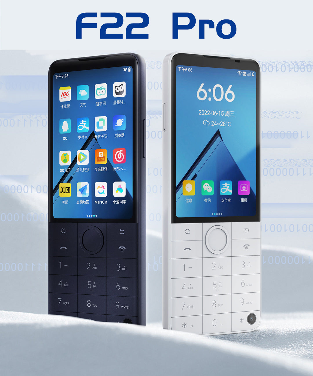 Original Xiaomi Qin F22 Pro Keypad Touch Screen Mobile Phone [Google Edition]