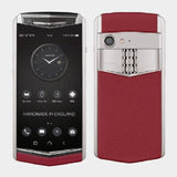 VERTU ASTER P BAROQUE Calf Raspberry Red