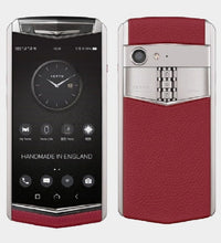 VERTU ASTER P BAROQUE Calf Raspberry Red