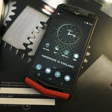 VERTU ASTER P RED Black Calf Hide Dual Sim Card Mobile Phone