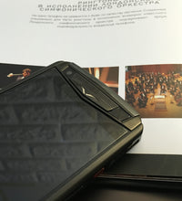 VERTU ASTER P RED Black Calf Hide Dual Sim Card Mobile Phone