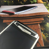 VERTU ASTER P SILVER HIMALAYA Crocodile Dual Sim Card Mobile Phone