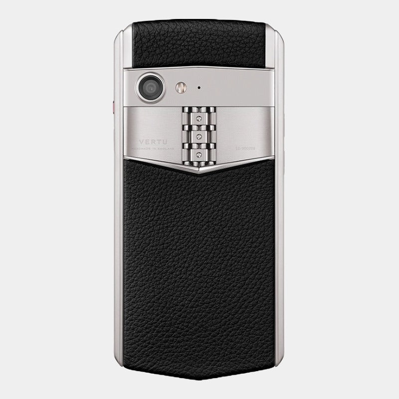 VERTU ASTER P CALF JADE BLACK LEATHER MOBILE PHONE