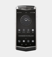 VERTU ASTER P CALF JADE BLACK LEATHER MOBILE PHONE