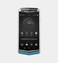 VERTU ASTER P BAROQUE Calf Gentleman Blue Mobile Phone Android