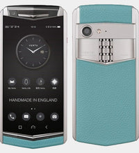 VERTU ASTER P BAROQUE Calf Gentleman Blue Mobile Phone Android