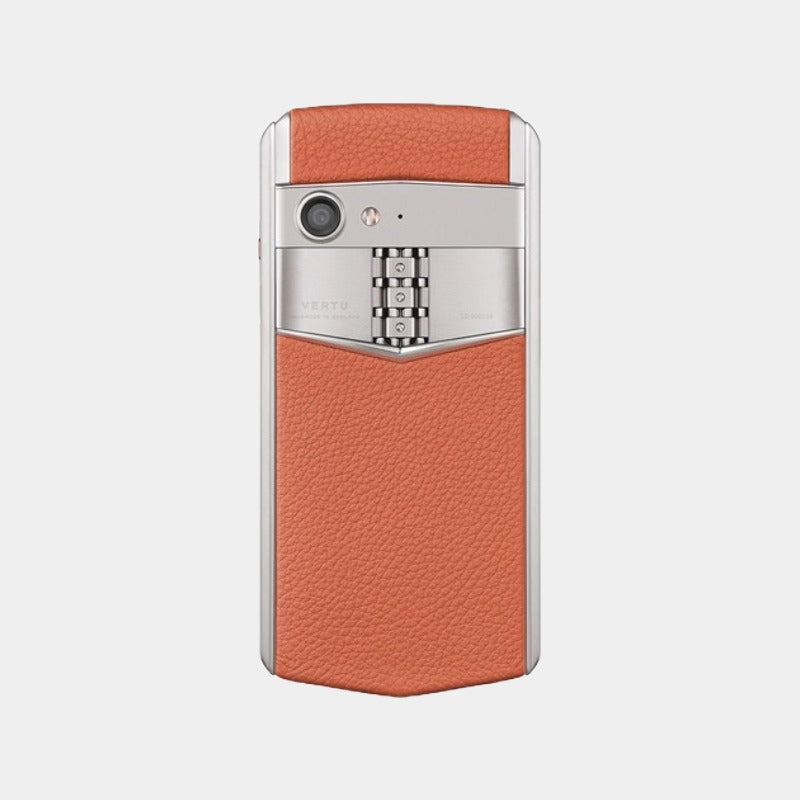 VERTU ASTER P BAROQUE Calf Dawning Orange Mobile Phone