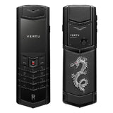 Vertu Signature Dragon Silver Black Keypad Mobile Phone