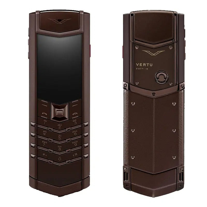 Vertu Signature S Full Brown Chocolate Dial Keypad Mobile Phone