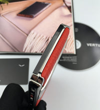 Vertu ASTER P RED Silver Calf Hide Dual Sim Card Mobile Phone
