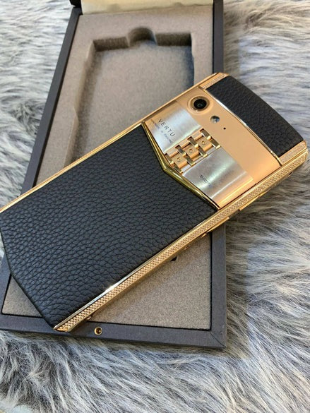 Vertu Aster P Jade Black Diamond Red Gold Edition Mobile Phone ( PRE ORDER)