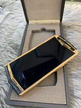 Vertu Aster P Black Alligator Diamond Rosegold Mobile Phone