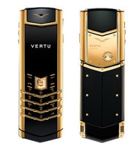 Vertu Mobile black 18K gold keypad mobile