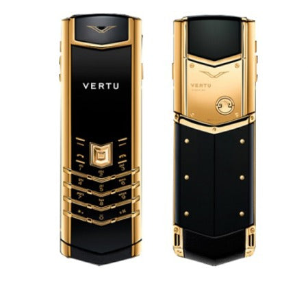 Vertu Mobile black 18K gold keypad mobile