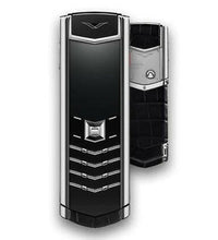 Vertu Signature Black Crocodile Silver Phone Keypad