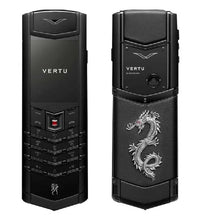 Vertu Signature Dragon Full Black Luxury Mobile Phone