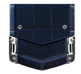 Vertu Signature S SIlver Blue Crocodile Leather Keypad Mobile Phone