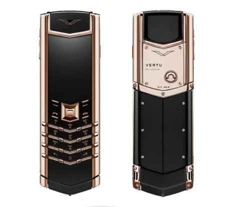 Vertu Signature Rose Gold Ultimate Black Ceramic Keypad Version